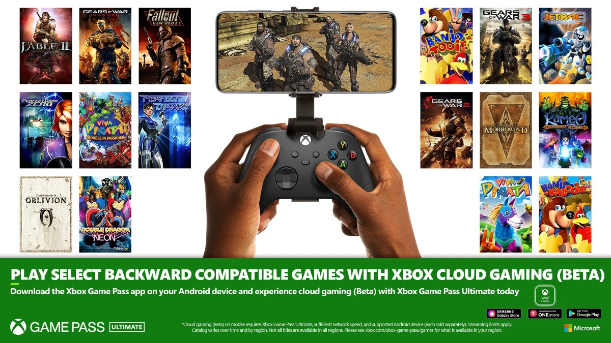 Microsoft Adds Touch Controls To Xbox Game Pass S Cloud Enabled Line