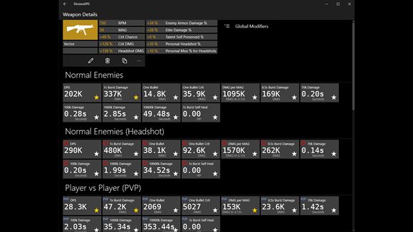 DivisionDPS App Helps You Compare Weapons 2 DivisionDPSAppHelpsYouCompareWeapons2