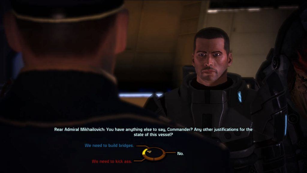 No ParagonRenegade Dialogues in Mass Effect Andromeda