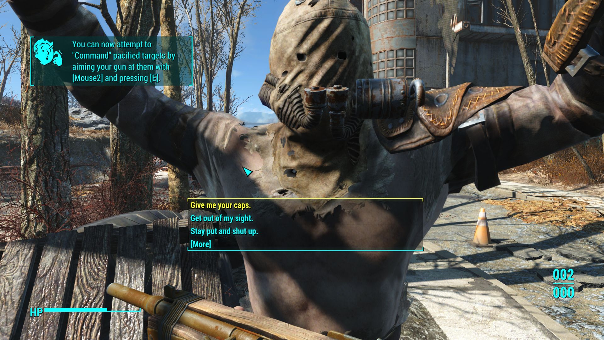 Tie up and Rob Fallout 4 NPCs with Intimidation Overhaul Mod 1