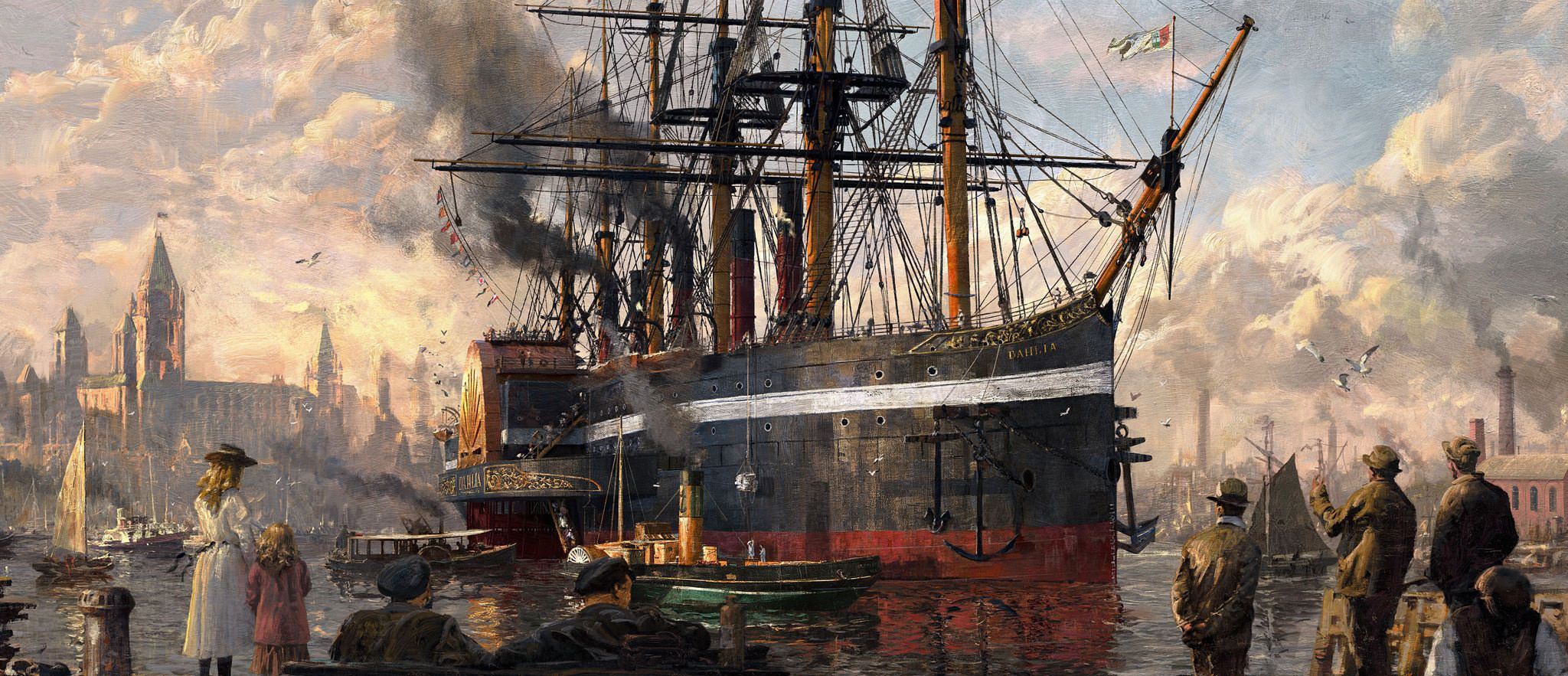 Anno 1800 is announced with a trailer during Gamescom 5
