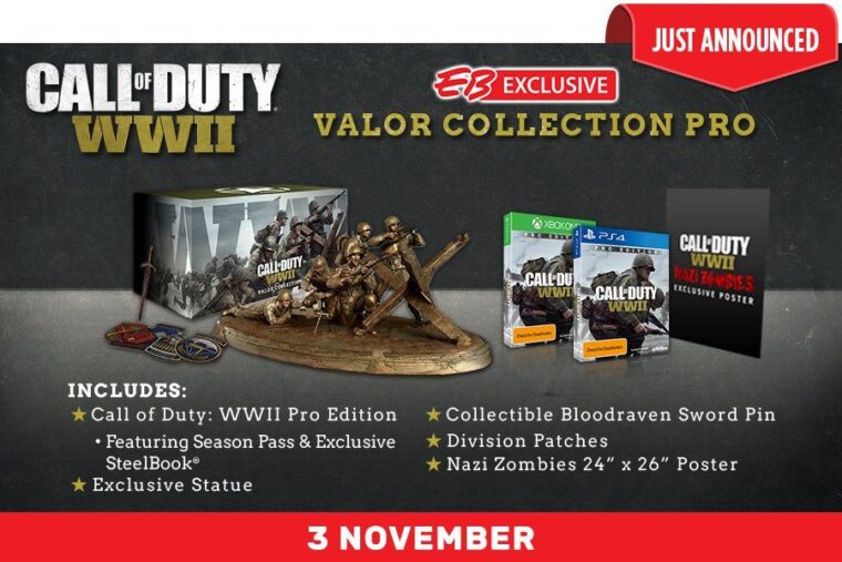 Call of Duty: WWII Valor Edition with many premium items is recently revealed 1 Call of Duty WWII Valor Edition with many premium items is recently revealed