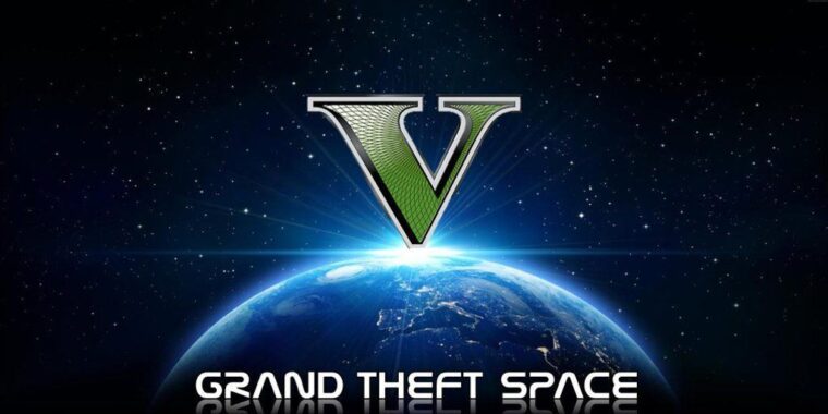 Grand Theft Space a space mod for GTA5 is on development