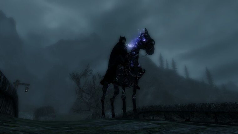 Batman Skyrim mod adds a Batcave Batsuit and Bathorse 2