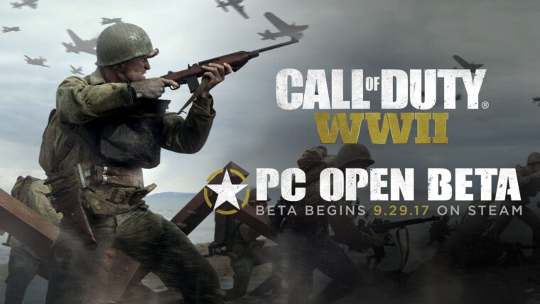 You can bow pre load Call Of Duty WW2s PC open beta