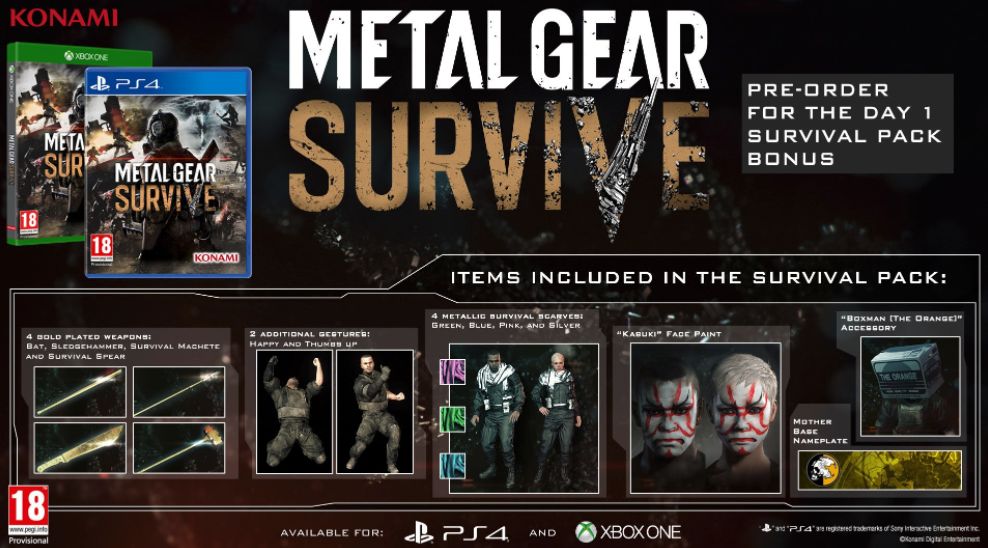 Metal Gear Survive Release Date Confirmed by Konami 1