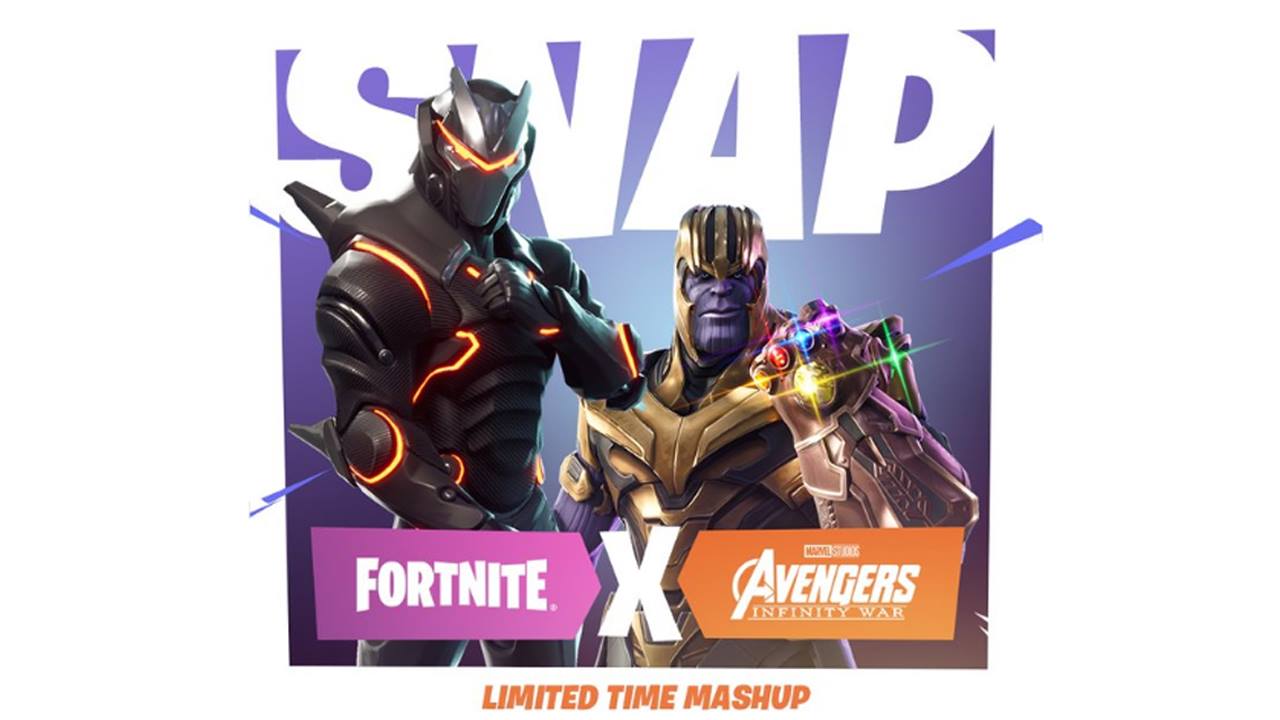 fortnite avengers infinity war thanos