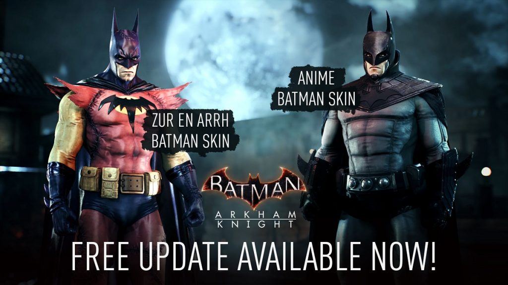 batman dark night two costumes for free
