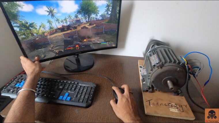 Giant Motor Gives PC Enough Rumble To Shake The Heavens