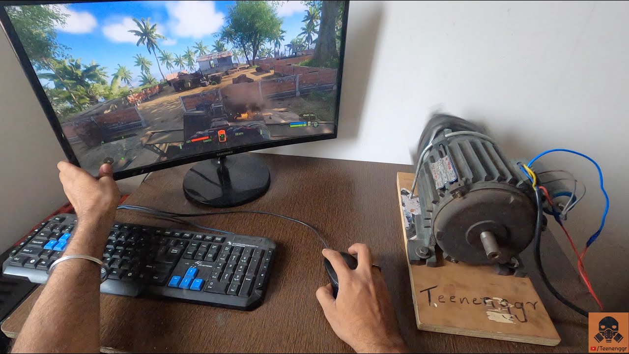 Giant Motor Gives PC Enough Rumble To Shake The Heavens