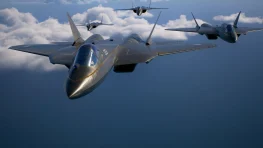 Ace Combat 8: Wings of Theve aircraft in flight