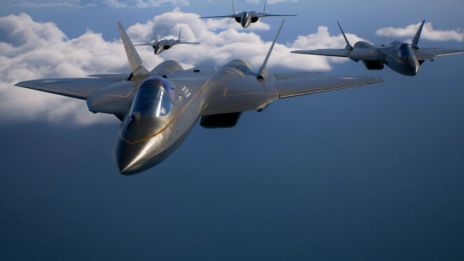 Ace Combat 8: Wings of Theve aircraft in flight