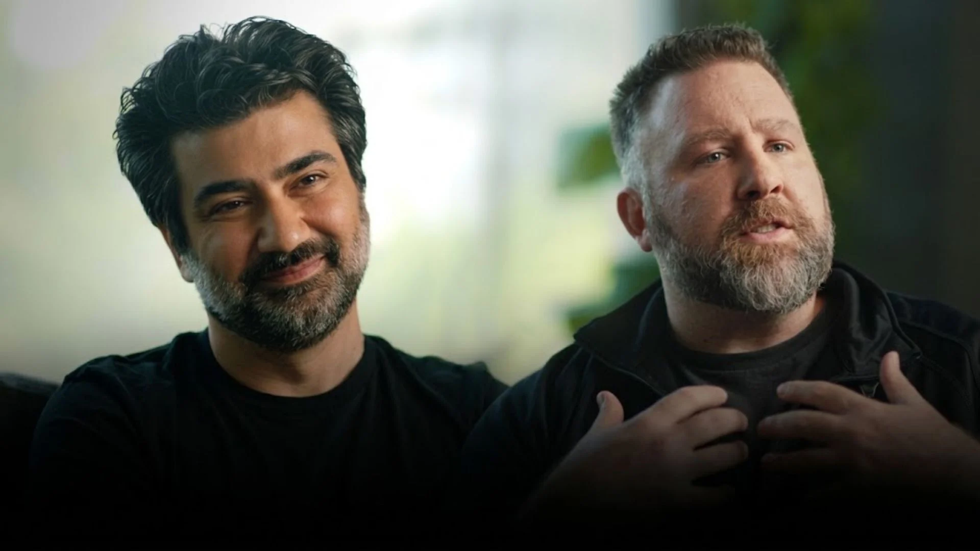 Bungie leaders Poria Torkan and Josh Deane during The Next Chapter for Bungie video