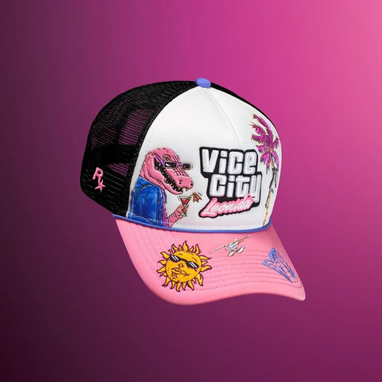 GTA VI Vice City Collection Costs $399.99, Game Sold Separately 5 Black and pink New Era 9FORTY Vice City snapback hat