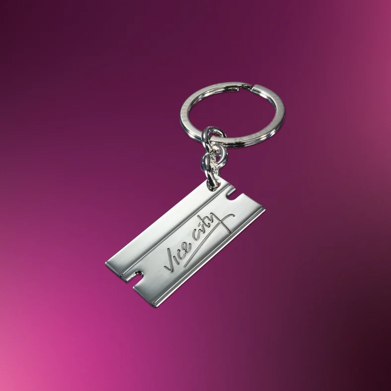 GTA VI Vice City Collection Costs $399.99, Game Sold Separately 9 Vice City razor blade keychain