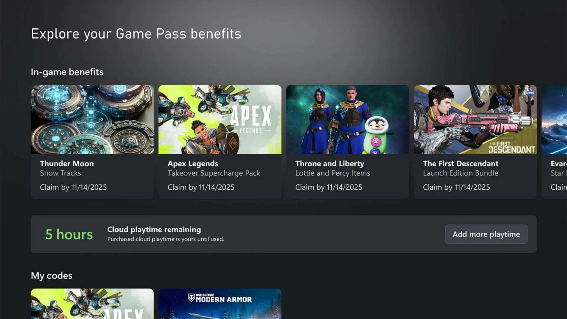 Xbox Cloud Gaming Adds Monthly Hour Limits in November 1 Xbox Cloud Gaming graphic for the new monthly playtime limits