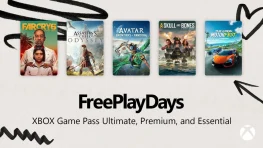 Xbox Free Play Days Makes Five Ubisoft Games Free Through October 4 5 Xbox Free Play Days artwork showing Far Cry 6, Assassin's Creed Odyssey, Avatar: Frontiers of Pandora, Skull and Bones, and The Crew Motorfest.