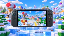 Minecraft Launches on Nintendo Switch 2 With Vibrant Visuals 2 Nintendo Switch 2 displaying a colorful Minecraft world with enhanced lighting and scenery