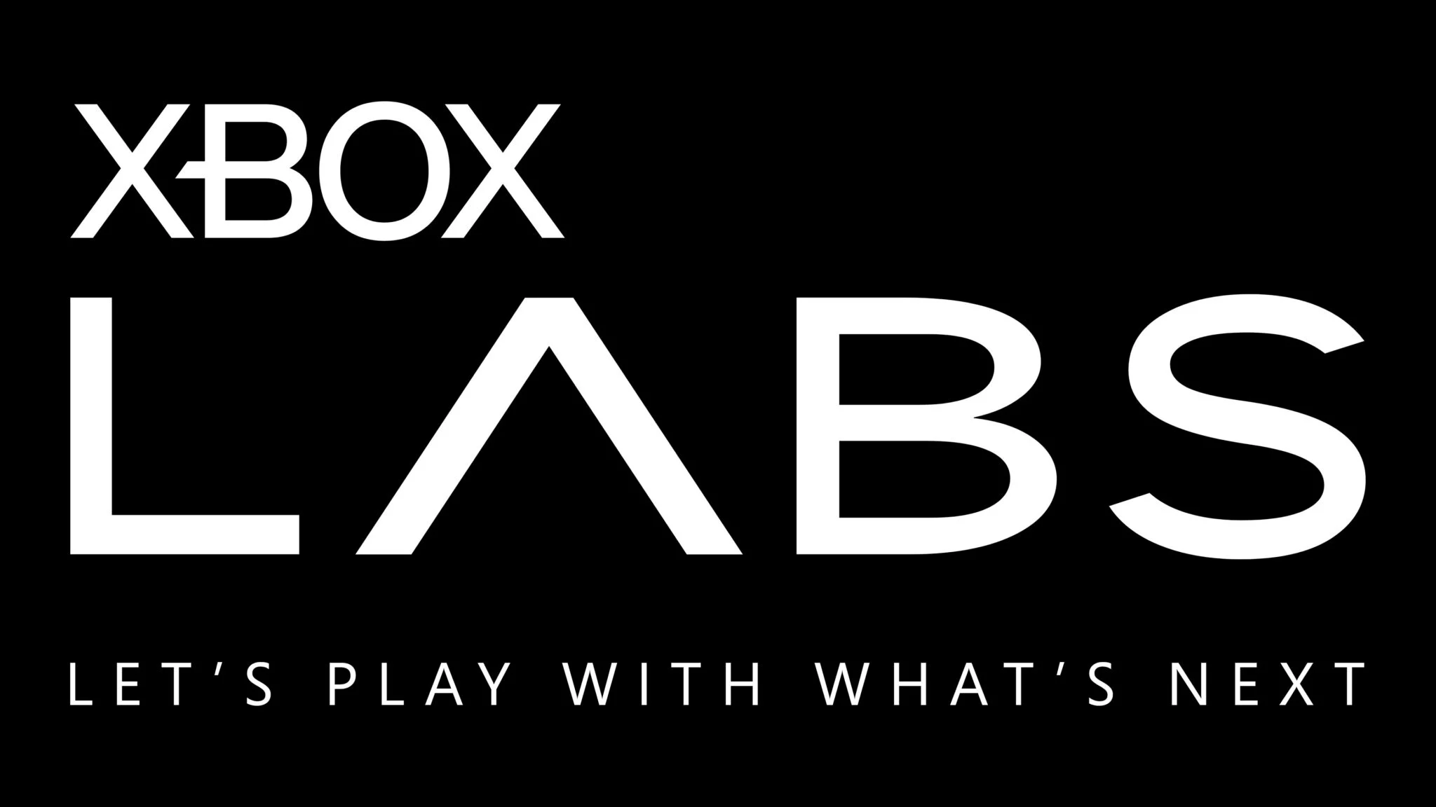 Xbox Labs Formed to Turn Emerging Technology Into Gaming Experiments 1 White Xbox Labs logo and tagline on a black background
