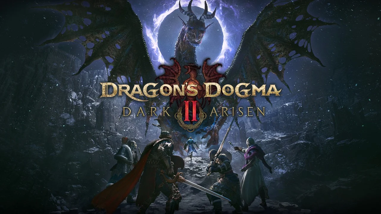 Dragon’s Dogma 2: Dark Arisen Switch 2 Update Is in Development 1 Dragon’s Dogma 2: Dark Arisen logo over a fantasy landscape