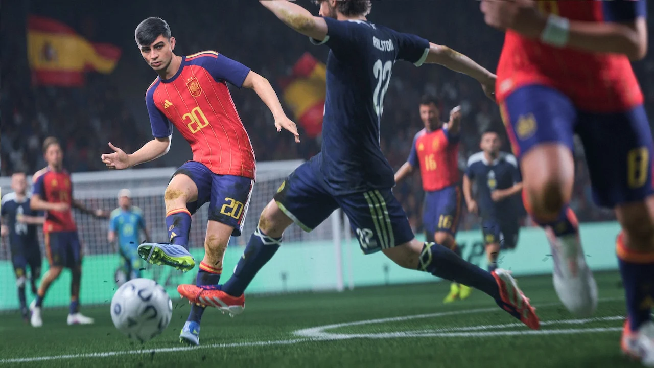 EA SPORTS FC 27 match action illustrating the game’s manual-control focus