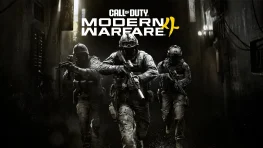 Modern Warfare 4 operators advance through a battlefield in the official key art