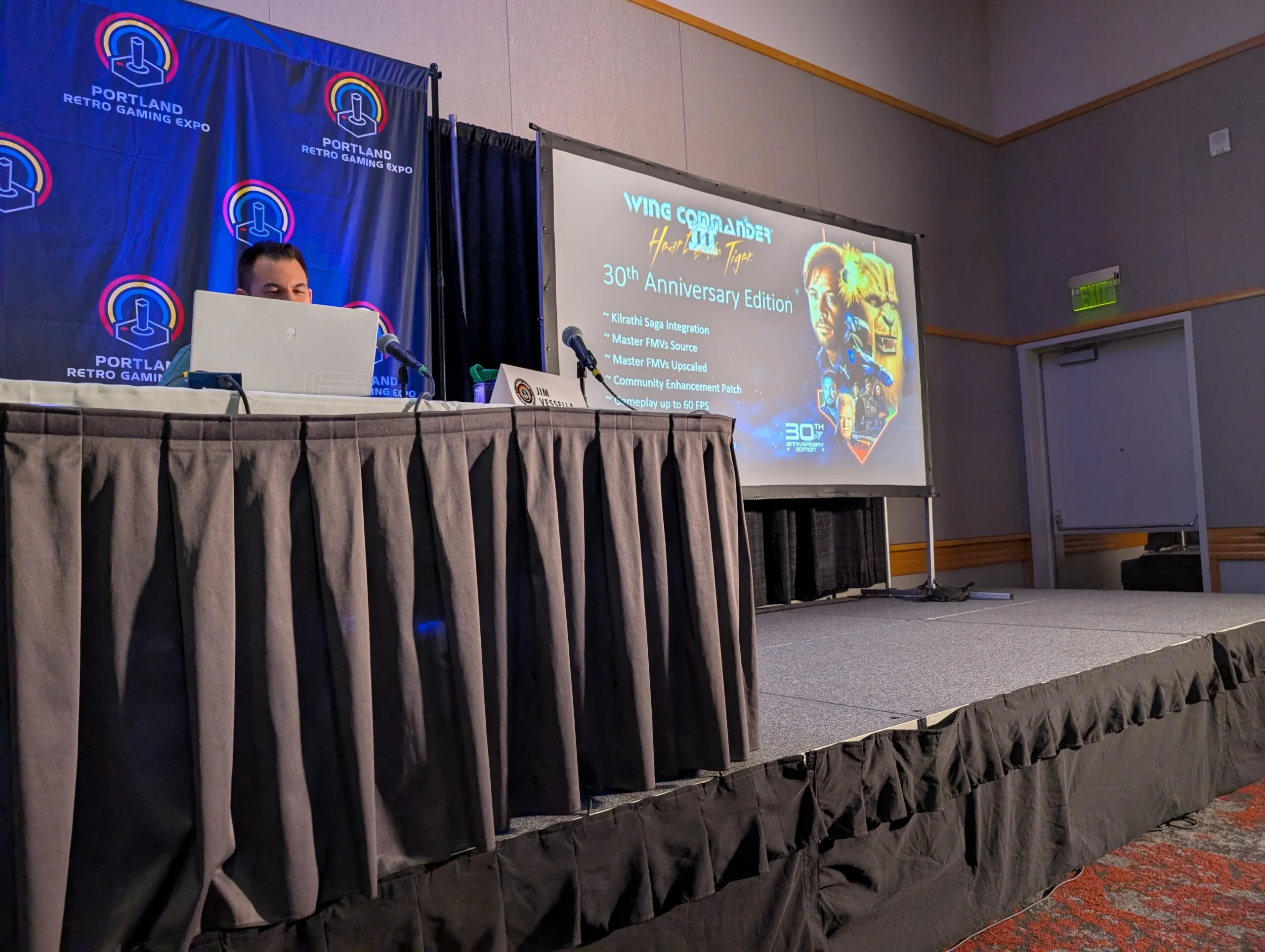 Wing Commander III 30th Anniversary Edition Revealed With Restored FMV 1 EA producer Jim Vessella presents the Wing Commander III 30th Anniversary Edition at Portland Retro Gaming Expo